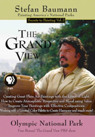 Stefan Baumann painting on location Olympic National Park